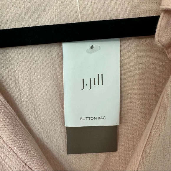 J. Jill Women’s Long Sleeve Button Up Front Tie Quartz Ombré Pink Size 1X NWT - Picture 7 of 10